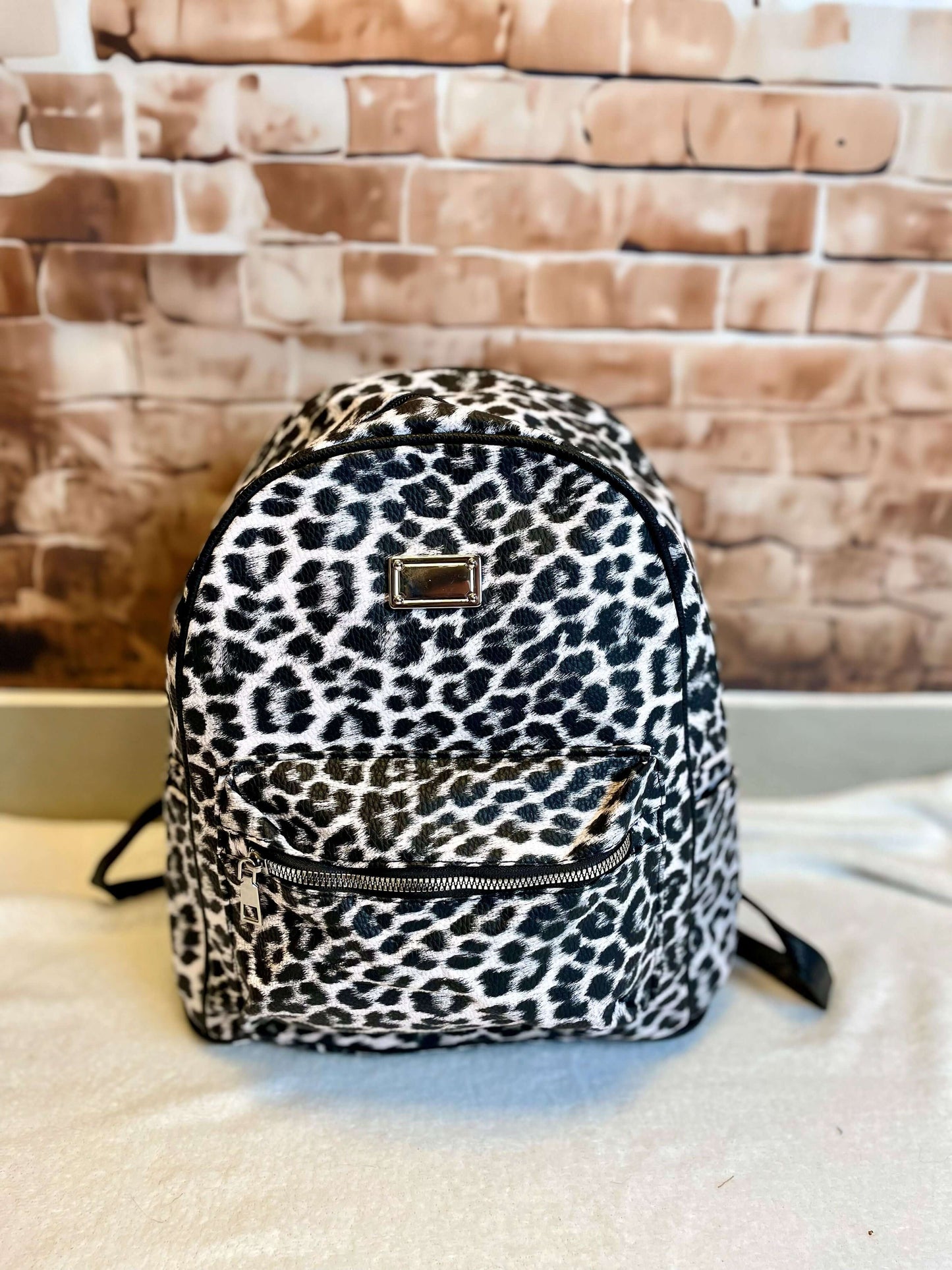 Damen-Rucksack im Leoprint