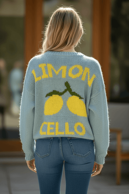 Strickweste "Limoncello" - Oversized