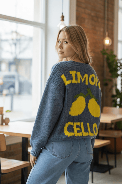 Strickweste "Limoncello" - Oversized