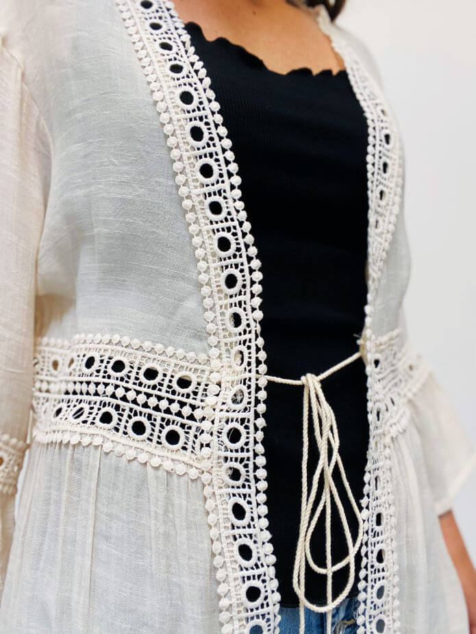 Leichte Tunika mit 3/4-Arm
