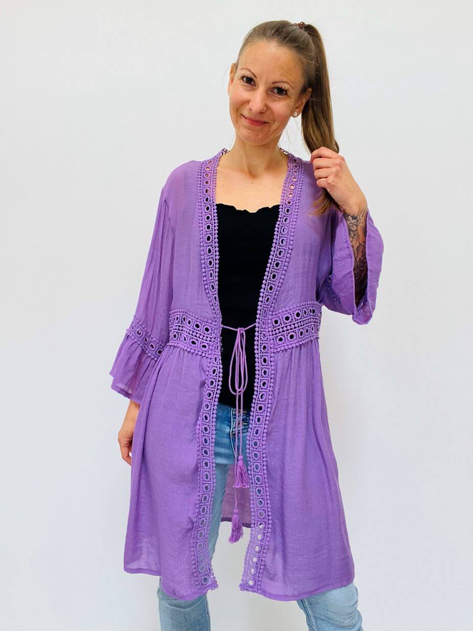 Leichte Tunika mit 3/4-Arm