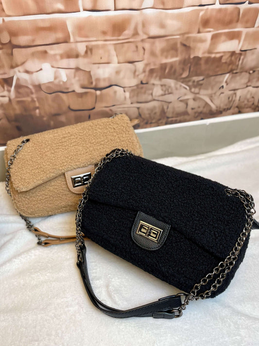 Teddyfell Umhängetasche klein